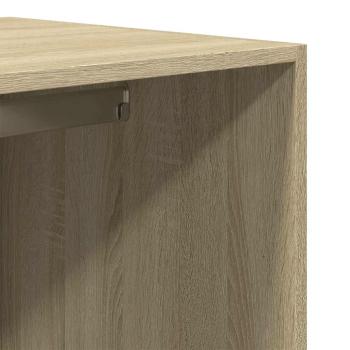 Kleiderschrank Sonoma-Eiche 80x50x200 cm Holzwerkstoff
