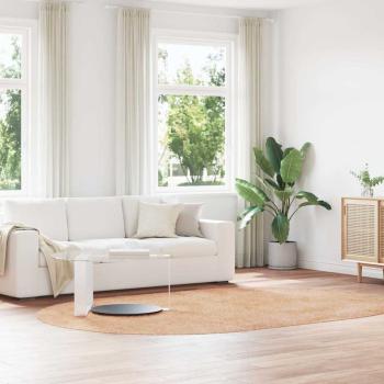 ARDEBO.de - Teppich Shaggy Hochflor NAVARRA Beige 300x200 cm Polyester