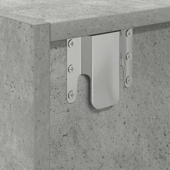 TV-Schrank Betongrau 60x31x25,5 cm Holzwerkstoff