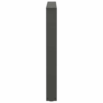 Esstisch Beine V-Form 3 Stück Anthrazit 90x(72-73,3) cm Stahl