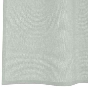 Voile Vorhänge mit Ösen 2 Stk. Hellgrau 140x260 cm