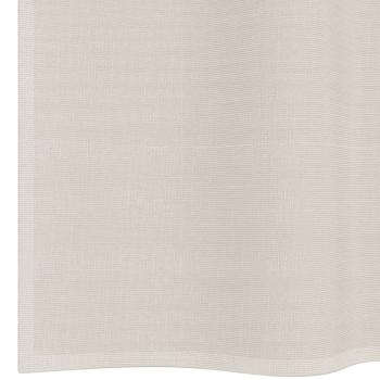 Voile Vorhänge mit Lasche 2 Stk. Creme