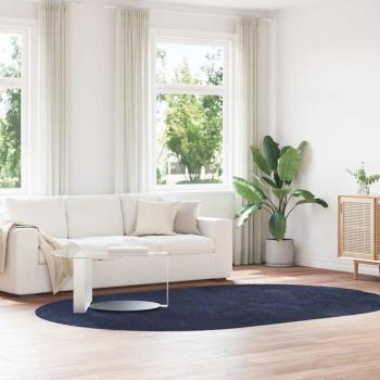 ARDEBO.de - Teppich Shaggy Hochflor NAVARRA Marineblau 300x200 cm Polyester