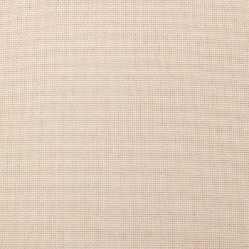 Schlafsofa 2-Sitzer mit 2 Kissen Creme Stoff