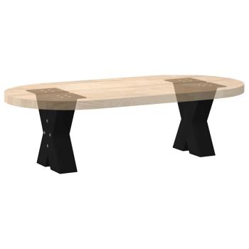 Couchtischbeine X-Form 2 Stk. Schwarz 40x(30-31) cm Stahl