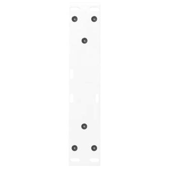 Couchtischbeine 2 Stk. Weiß 40x(30-31,3) cm Stahl