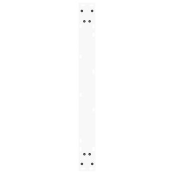 Esstischbeine V-Form 3 Stück Weiß 90x(72-73,3) cm Stahl