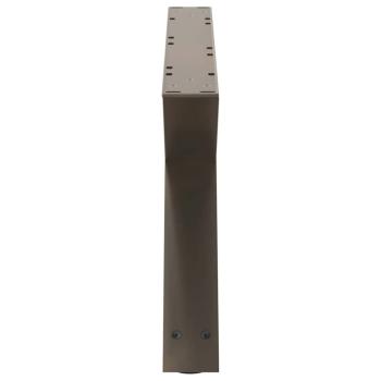 Couchtischbeine 2 Stk. Naturstahl 70x(30-31,3) cm Stahl