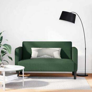 ARDEBO.de - Zweisitzer-Sofa Dschungelgrün 109 cm Cordstoff