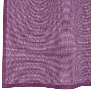 Voile Vorhänge mit Ösen 2 Stk. Lila 140x140 cm