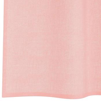 Voile Vorhänge mit Ösen 2 Stk. Rosa 140x260 cm