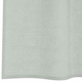 Voile Vorhänge mit Ösen 2 Stk. Hellgrau 140x175 cm
