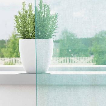 Voile Vorhänge mit Ösen 2 Stk. Türkis