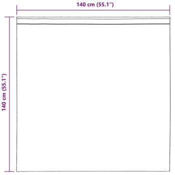 Voile Vorhänge mit Lasche 2 Stk. Creme