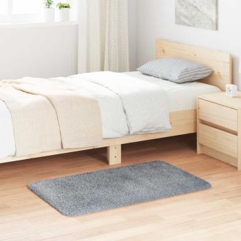 ARDEBO.de - Teppich Shaggy Hochflor NAVARRA Hellgrau 60x100 cm Polyester