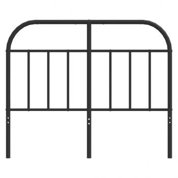 Kopfteil Metall Schwarz 120 cm