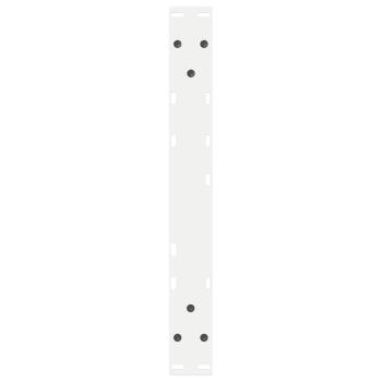 Couchtischbeine 2 Stk. Weiß 50x(42-43,3) cm Stahl