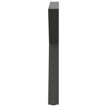Esstisch Beine 2 Stück Anthrazit 70x(72-73,3) cm Stahl