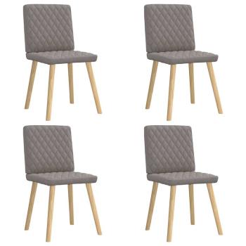 ARDEBO.de - Esszimmerstühle 4 Stk. Taupe Stoff