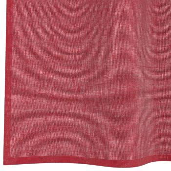 Voile Vorhänge mit Stangentaschen 2 Stk. Weinrot