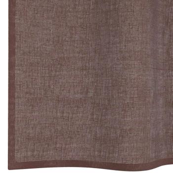 ARDEBO.de - Voile Vorhänge mit Ösen 2 Stk. Braun 140x300 cm