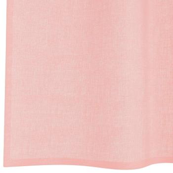 Voile Vorhänge mit Ösen 2 Stk. Rosa 140x245 cm
