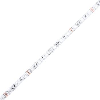 Bettgestell mit Kopfteil LED-Beleuchtung Grau Sonoma 150x200 cm