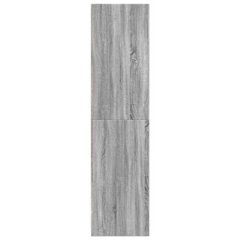 Kleiderschrank Grau Sonoma 80x50x200 cm Holzwerkstoff