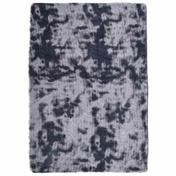 ARDEBO.de - Teppich Shaggy Hochflor NAVARRA Dunkelgrau 120x170 cm Polyester