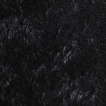 Teppich Shaggy Hochflor NAVARRA Schwarz 130x200 cm Polyester