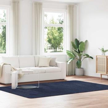 ARDEBO.de - Teppich Shaggy Hochflor NAVARRA Marineblau 200x290 cm Polyester
