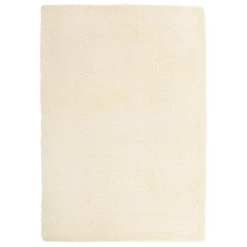 Teppich Shaggy Hochflor NAVARRA Creme 160x230 cm Polyester