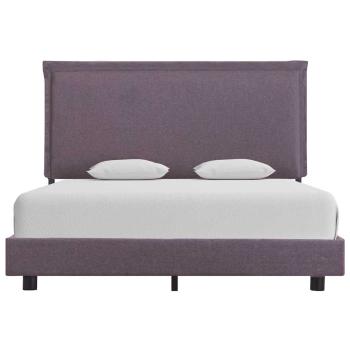 Bettgestell ohne Matratze Taupe Stoff 90x200 cm