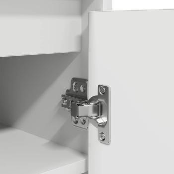 Schuhschrank Weiß 29,5x34x76 cm Holzwerkstoff