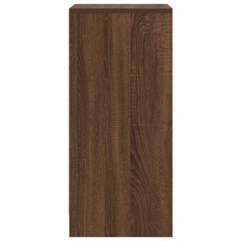 Schuhregal Braun Eichen-Optik 29,5x34x76 cm Holzwerkstoff