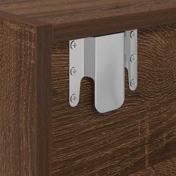 TV-Schränke 2 Stk. Braun Eichen-Optik 60x31x25,5 cm