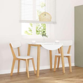 ARDEBO.de - Esszimmerstühle 2 Stk. Massivholz Gummibaum