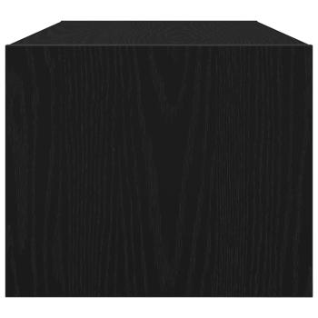 TV-Schränke 2 Stk. Schwarz Eichen-Optik 80x31x25,5 cm