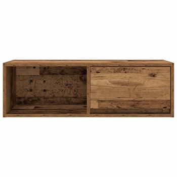TV-Schränke 2 Stk. Altholz-Optik 80x31x25,5 cm Holzwerkstoff