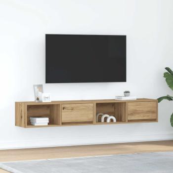 ARDEBO.de - TV-Schränke 2 Stk. Artisan-Eiche 80x31x25,5 cm Holzwerkstoff