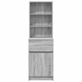 Nachttisch Grau Sonoma 39x35x125 cm Holzwerkstoff