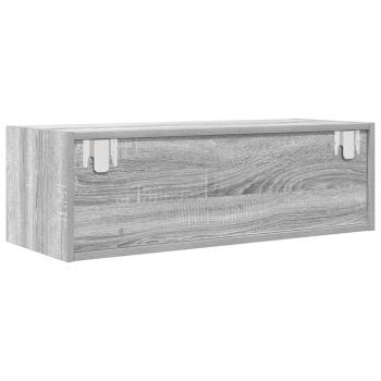 TV-Schrank Grau Sonoma 80x31x25,5 cm Holzwerkstoff