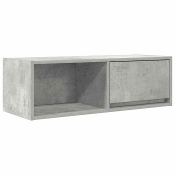 TV-Schränke 2 Stk. Betongrau 80x31x25,5 cm Holzwerkstoff