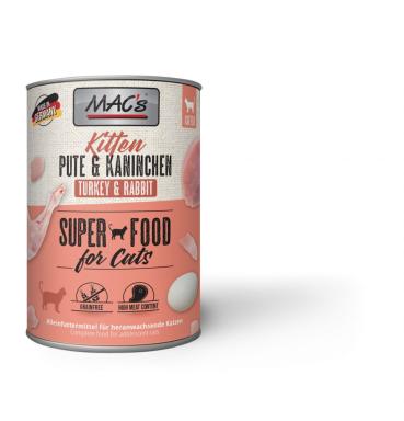 ARDEBO.de MACs Cat Kitten Pute & Kaninchen 400g