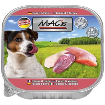 MACs Dog Fasan & Pute 150g (Menge: 10 je Bestelleinheit)