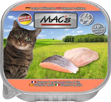ARDEBO.de MACs Cat Lachs & Hühnchen 100g