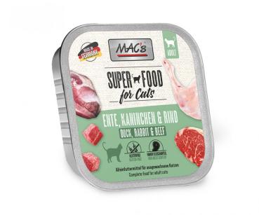 MACs Cat Ente, Kaninchen & Rind 100g (Menge: 16 je Bestelleinheit)