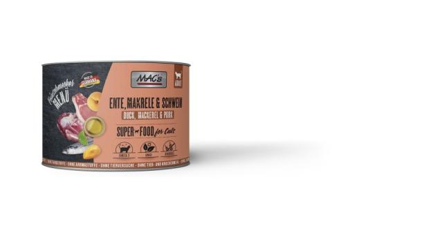 ARDEBO.de MACs Cat Feinschmecker Ente, Makrele & Schwein 200g