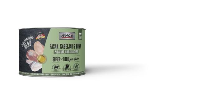 ARDEBO.de MACs Cat Feinschmecker Fasan, Weißfisch & Huhn 200g