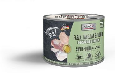 MACs Cat Feinschmecker Fasan, Kabeljau & Huhn 200g (Menge: 6 je Bestelleinheit)
